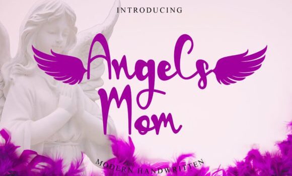 Angels Mom Font Fonts Free Download Angels Mom Font - Featured Image