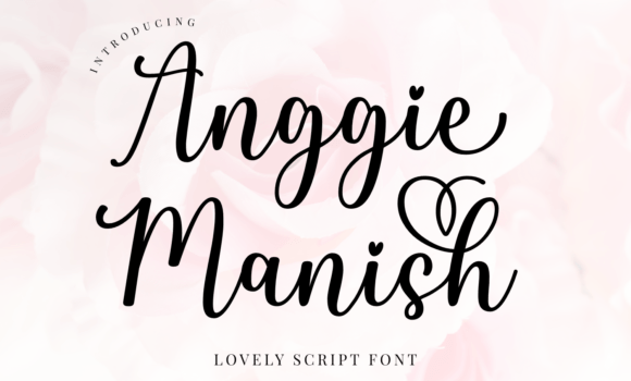 Anggie Manish Font - Featured Image