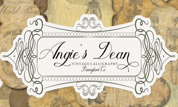 Angie's Dean Font - Featured Image