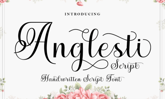 Anglesti Script Font - Featured Image