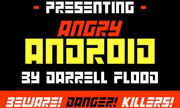 Angry Android Font - Featured Image