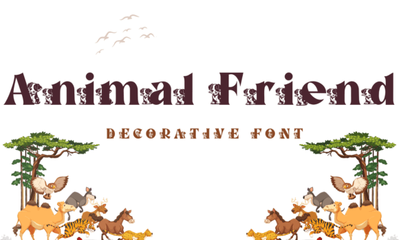 Animal Friend Font Fonts Free Download Animal Friend Font - Featured Image