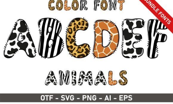 Animals Bundle Font - Featured Image
