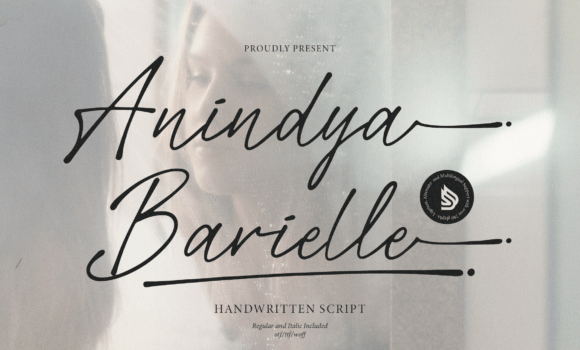 Anindya Barielle Font - Featured Image
