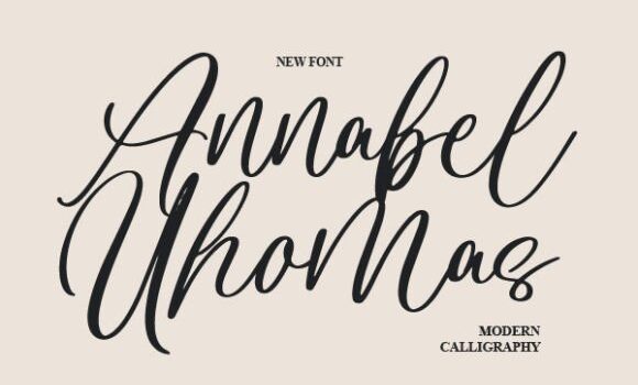 Annabel Thomas Font Fonts Free Download Annabel Thomas Font - Featured Image