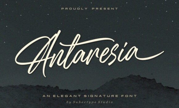 Antaresia Font Fonts Free Download Antaresia Font - Featured Image