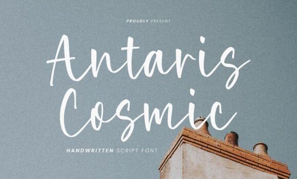 Antaris Cosmic Font - Featured Image