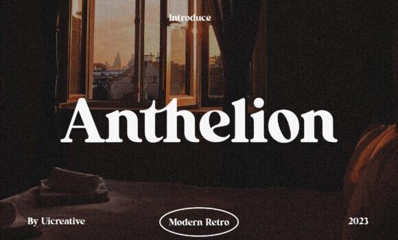 Anthelion Font - Featured Image