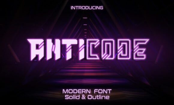 Anticode Font - Featured Image