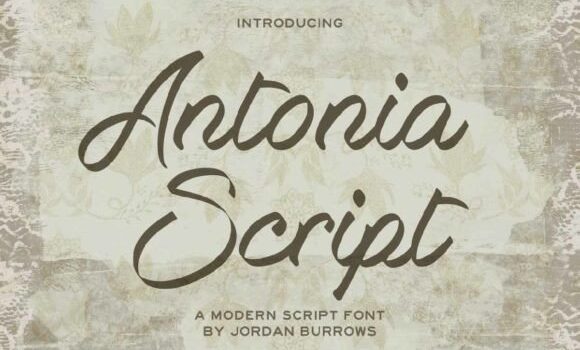 Antonia Script Font Fonts Free Download Antonia Script Font - Featured Image