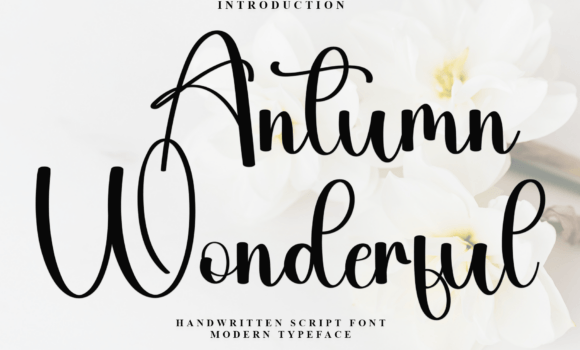 Antumn Wonderful Font - Featured Image