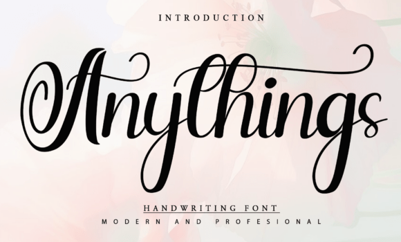 Anythings Font - Featured Image