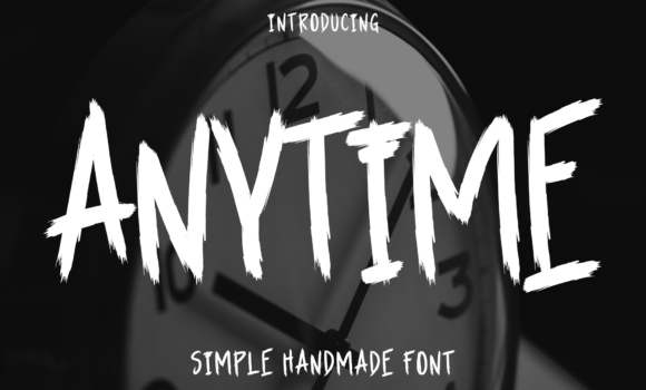 Anytime Font Fonts Free Download Anytime Font - Featured Image