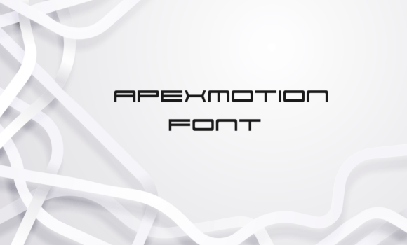 Apex Motion Font - Featured Image