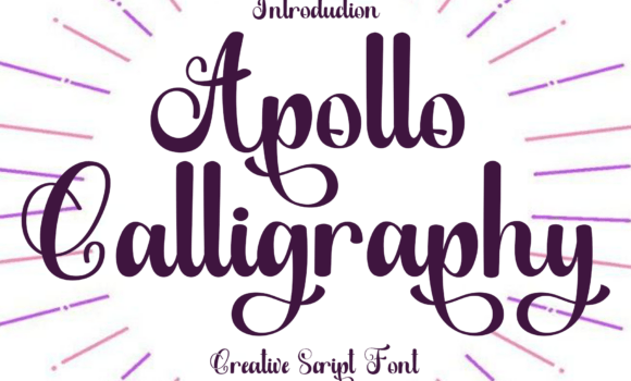 Apollo Calligraphy Font Fonts Free Download Apollo Calligraphy Font - Featured Image