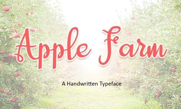Apple Farm Font - Featured Image