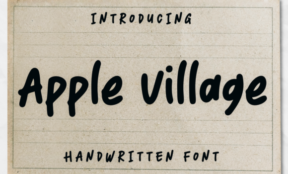 Apple Village Font Fonts Free Download Apple Village Font - Featured Image