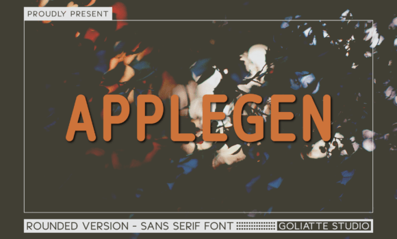 Applegen Font - Featured Image