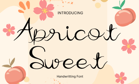 Apricot Sweet Font - Featured Image