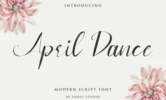 April Dance Font - Featured Image