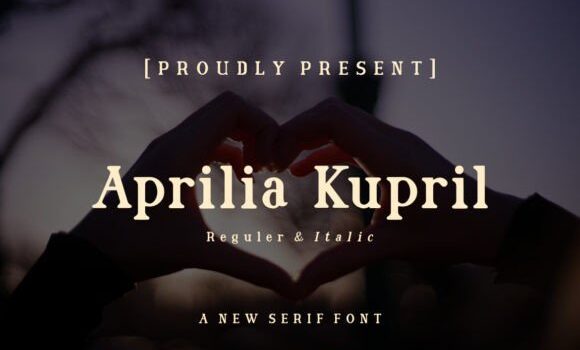 Aprilia Kupril Font - Featured Image