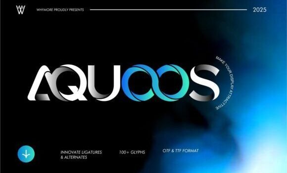 Aquoos Font Fonts Free Download Aquoos Font - Featured Image