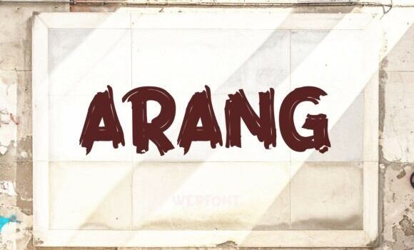 Arang Font - Featured Image