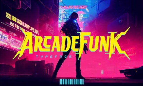 Arcade Funk Font - Featured Image