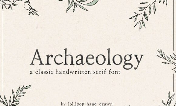 Archaeology Font - Featured Image