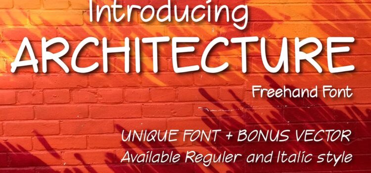 Architecture Font - Featured Image