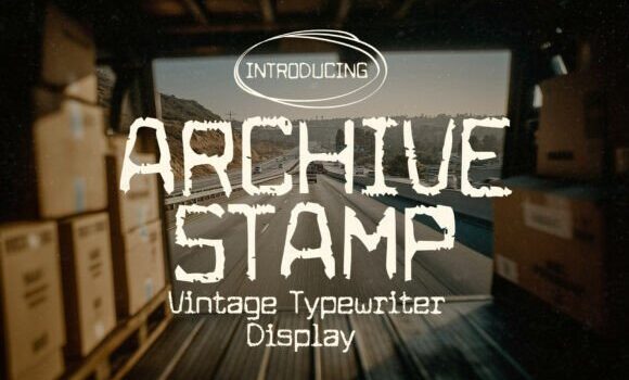 Archive Stamp Font - Featured Image
