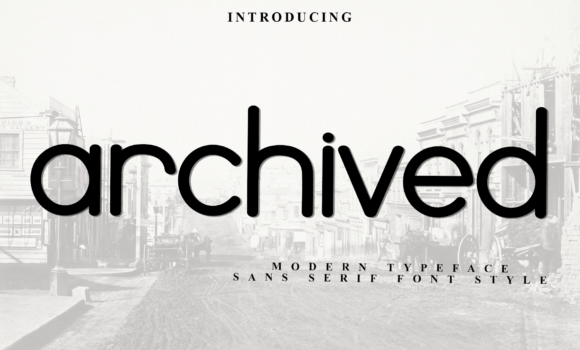 Archived Font Fonts Free Download Archived Font - Featured Image