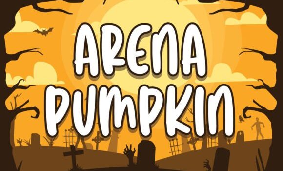 Arena Pumpkin Font - Featured Image