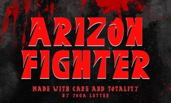 Arizon Fighter Font Fonts Free Download Arizon Fighter Font - Featured Image