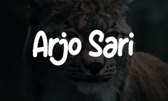 Arjo Sari Font Fonts Free Download Arjo Sari Font - Featured Image