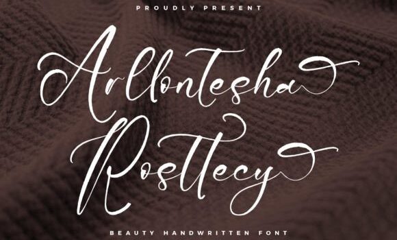 Arllontesha Rosttecy Font - Featured Image