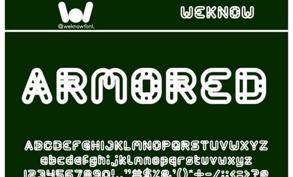 Armored Font - Featured Image