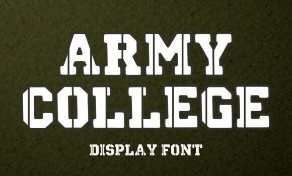 Army College Font - Featured Image
