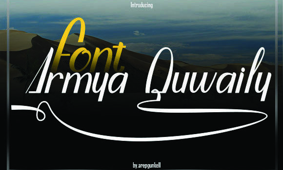 Armya Quwaily Font - Featured Image