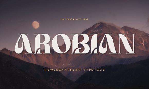 Arobian Font - Featured Image