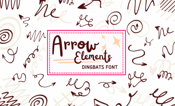 Arrow Elements Font - Featured Image