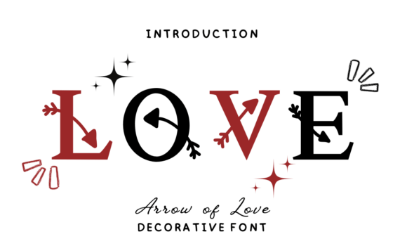 Arrow of Love Font - Featured Image