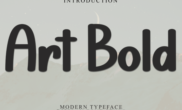 Art Bold Font - Featured Image