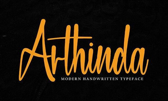 Arthinda Font - Featured Image