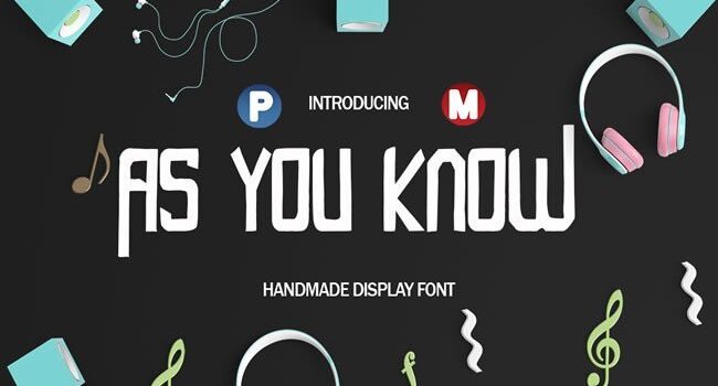 As You Know Font Fonts Free Download As You Know Font - Featured Image