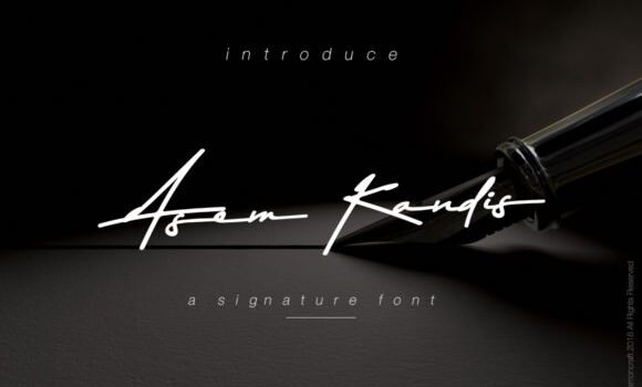 Asem Kandis Font - Featured Image