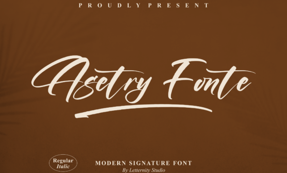 Asetry Fonte Font - Featured Image