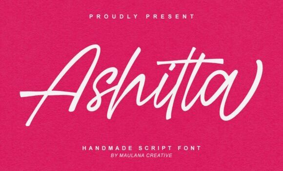 Ashitta Font Fonts Free Download Ashitta Font - Featured Image