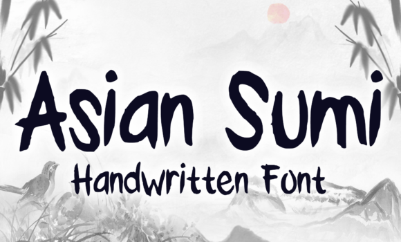 Asian Sumi Font - Featured Image