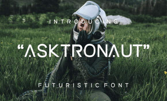 Asktronaut Font - Featured Image